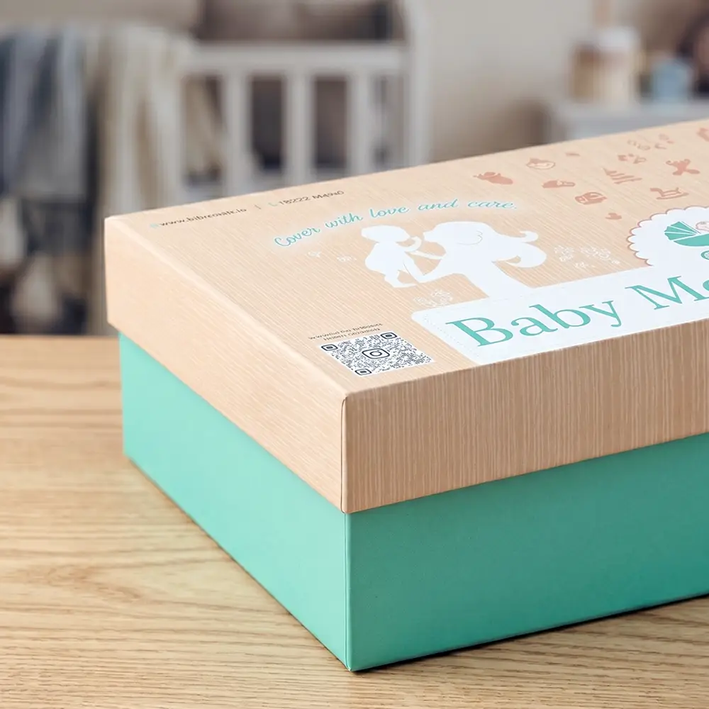 Custom Baby Gift Boxes with Two-Tone Design 2