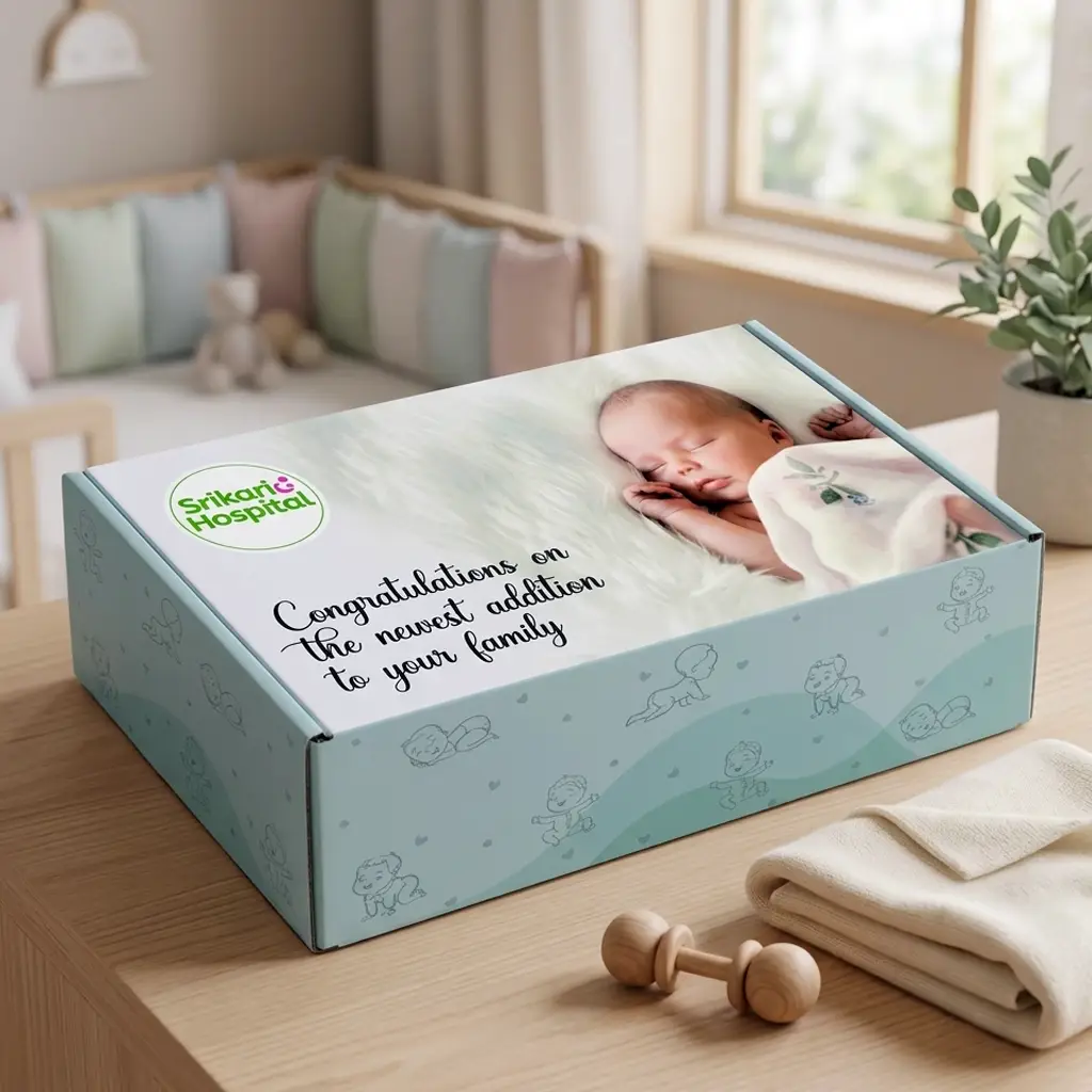 Photographic Mailer Box for New Parent Welcome Kits 3