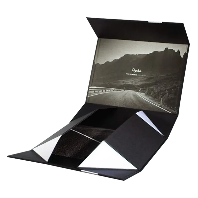 Gated Reveal Rigid Box for High-End Footwear & Apparel