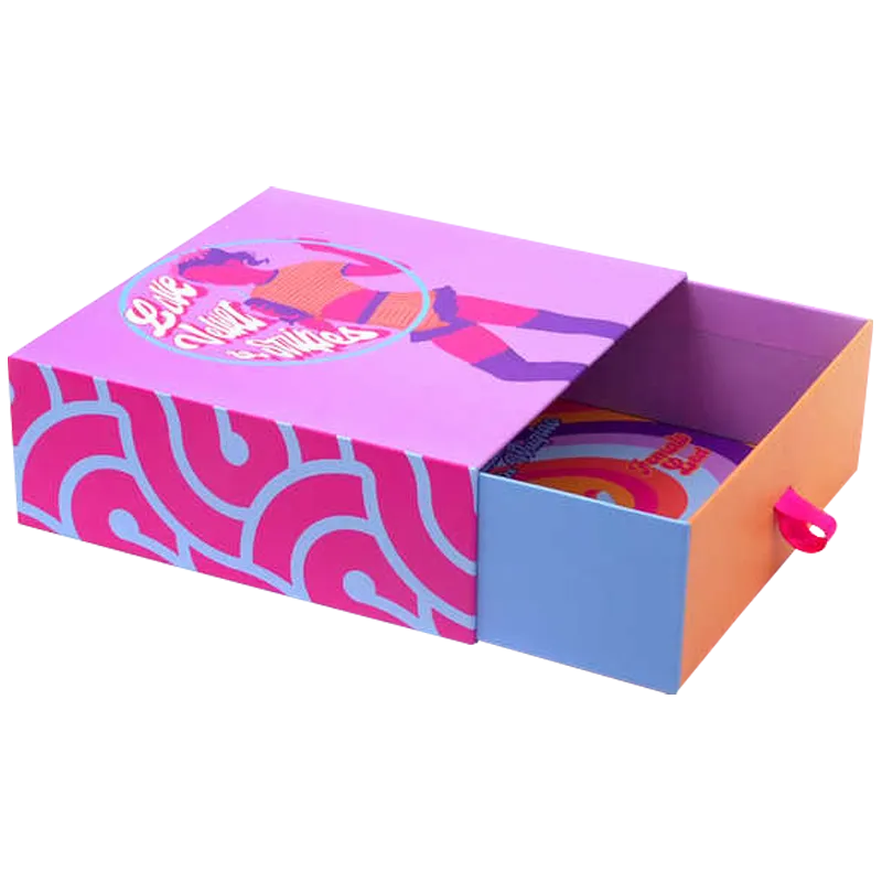 Custom Colorful Drawer Rigid Box for Apparel