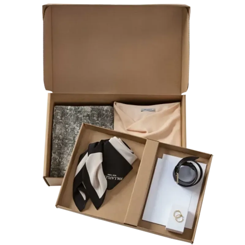 Custom Kraft Corrugated Mailer Box for Apparel