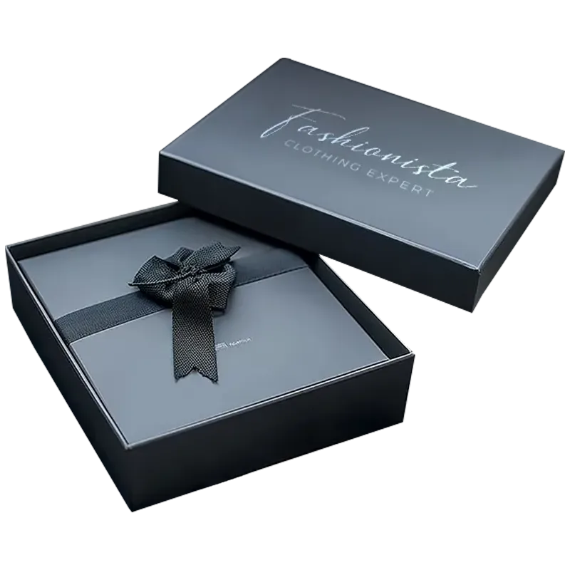Custom Two-Piece Rigid Box for Boutique Apparel