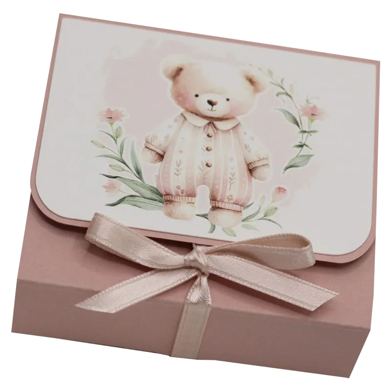Custom Flap Lid Rigid Box for Baby Showers