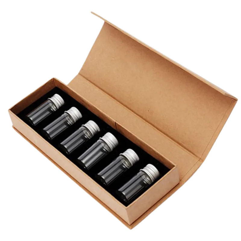 Custom Kraft Magnetic Box for Essential Oil Vials