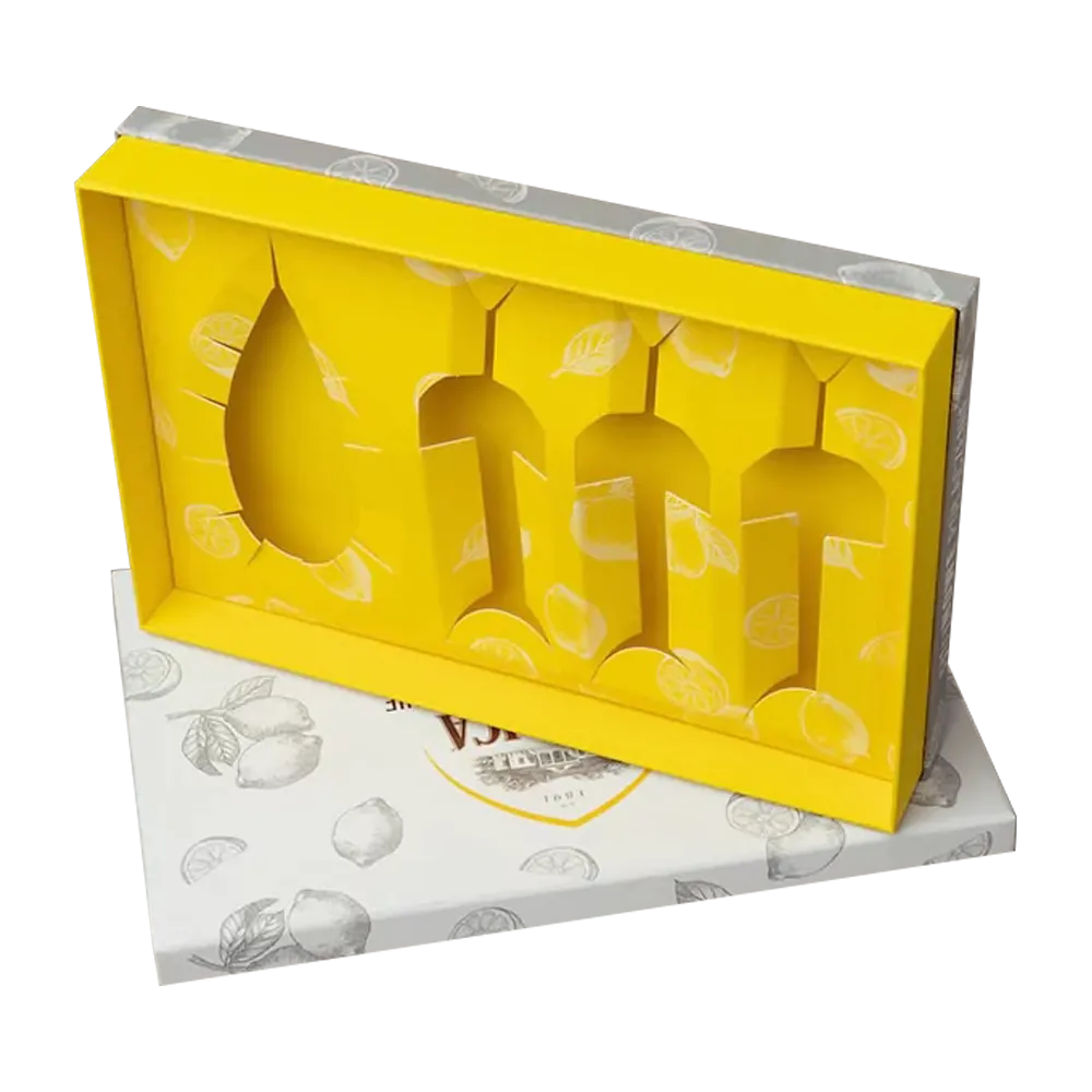 Base and Lid Box with Custom Die-Cut Insert