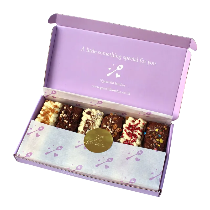 Graceful London Purple Corrugated Treat Mailer
