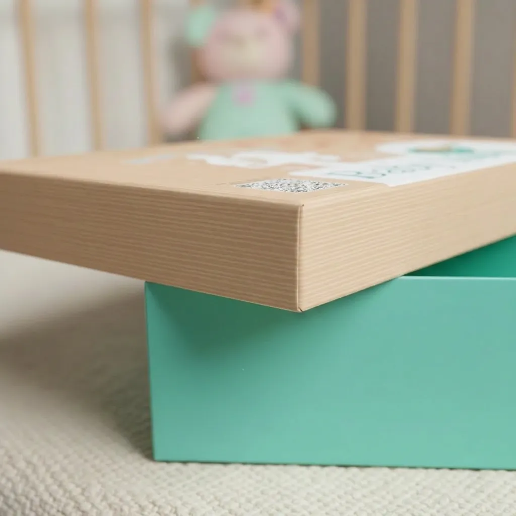 Custom Baby Gift Boxes with Two-Tone Design 2