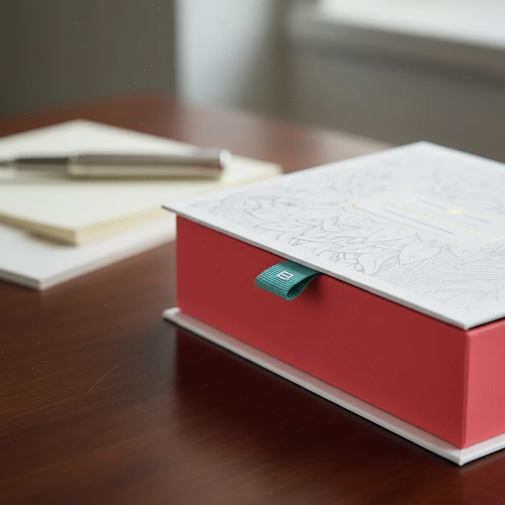 Clamshell Rigid Box for Notecard Sets 2