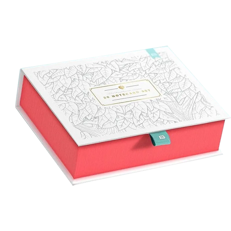 Clamshell Rigid Box for Notecard Sets