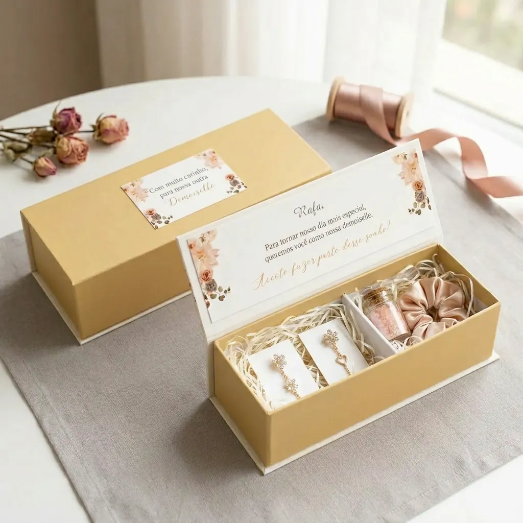 Dual-Compartment Rigid Box for Bridesmaid Proposals 3