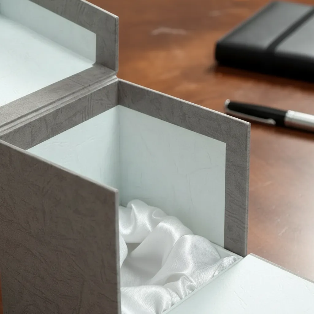 Drop-Front Rigid Box for Corporate Presentations 2