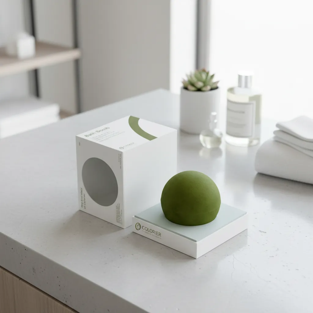 Circular Cutout Sleeve Box for Bath Bombs 3