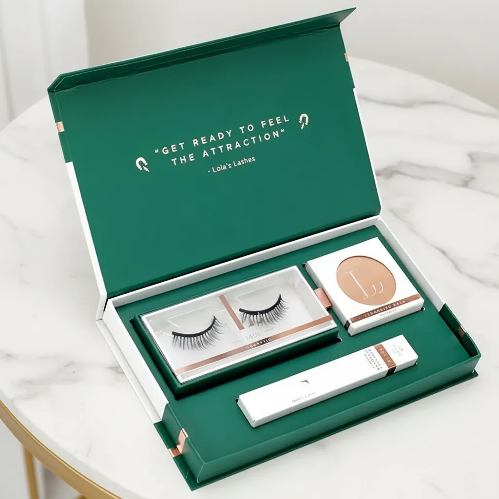 Custom Magnetic Rigid Box for Beauty Kits 1