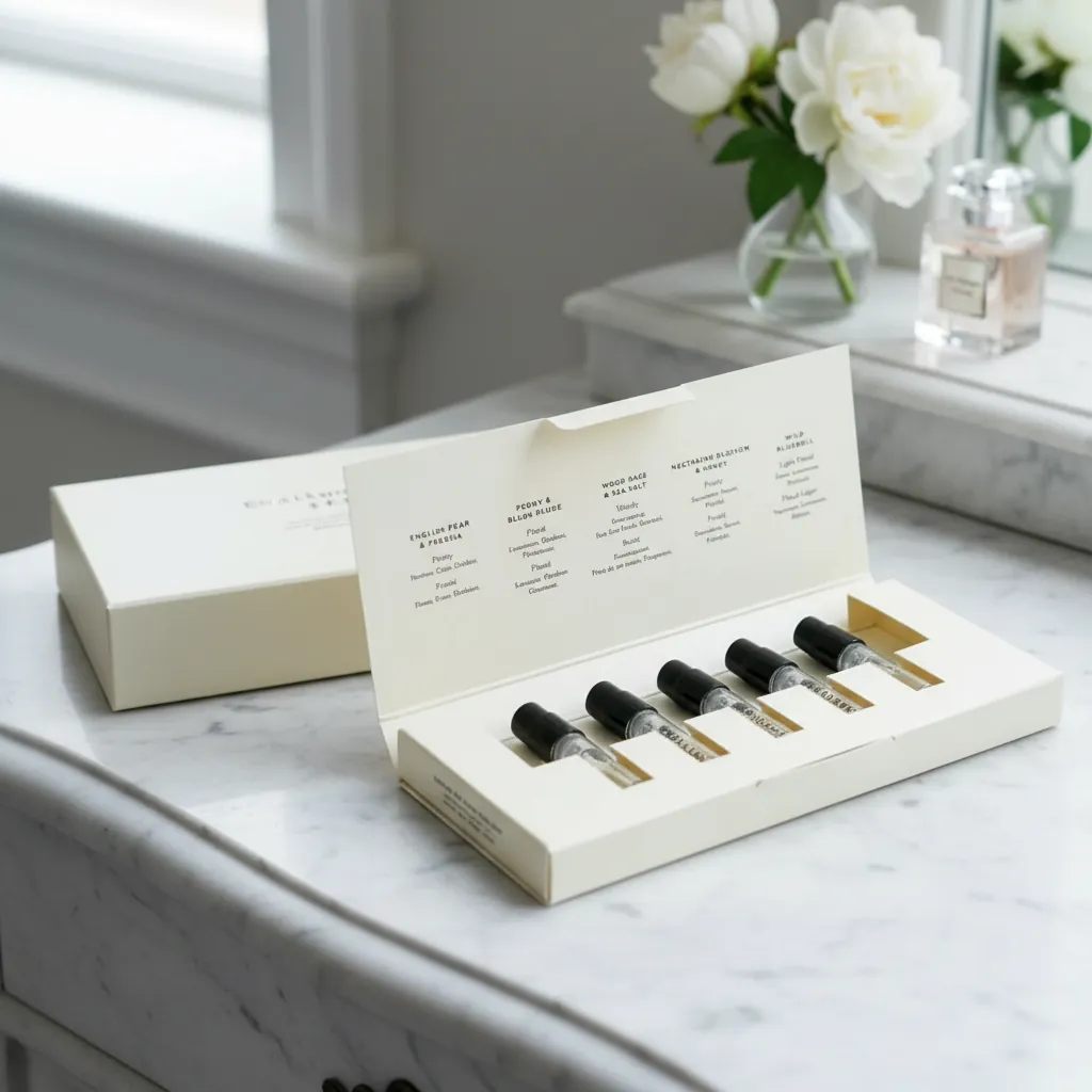 Custom Book-Style Sample Carton for Fragrances 3