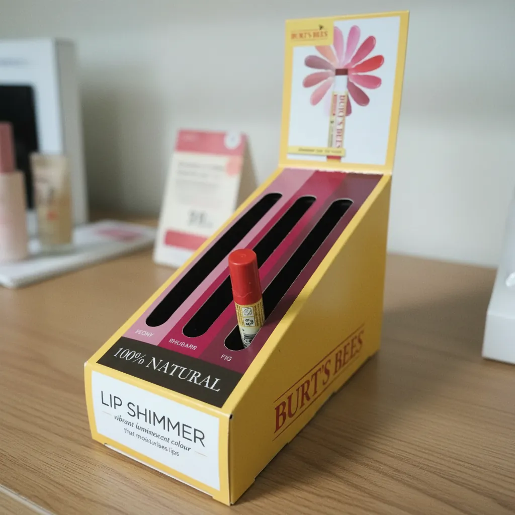 Custom Sloped Insert Display Box for Cosmetics