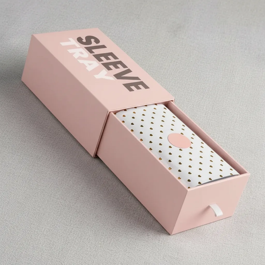 Custom Pink Drawer Box for Apparel
