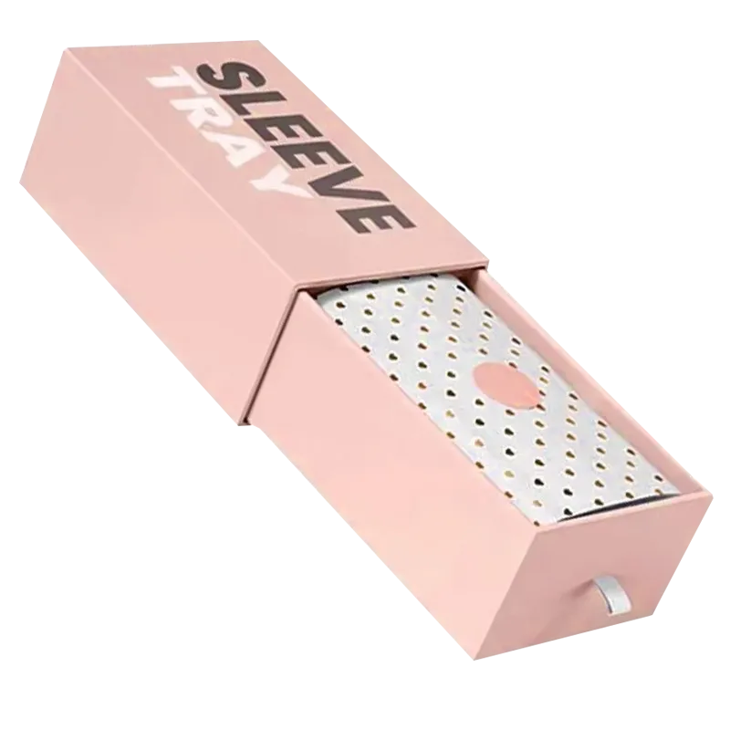 Custom Pink Drawer Box for Apparel
