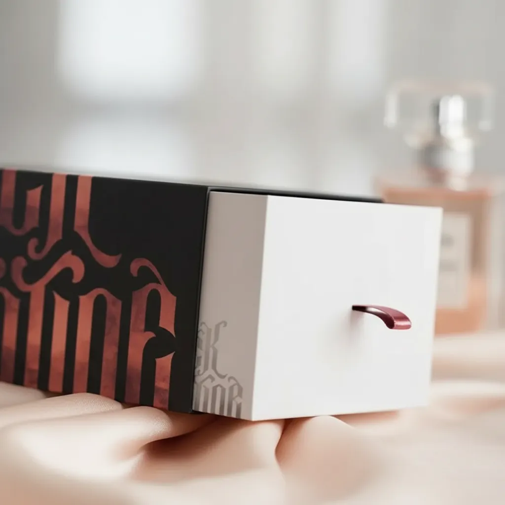 Custom Two-Tone Drawer Box for Cosmetics 2