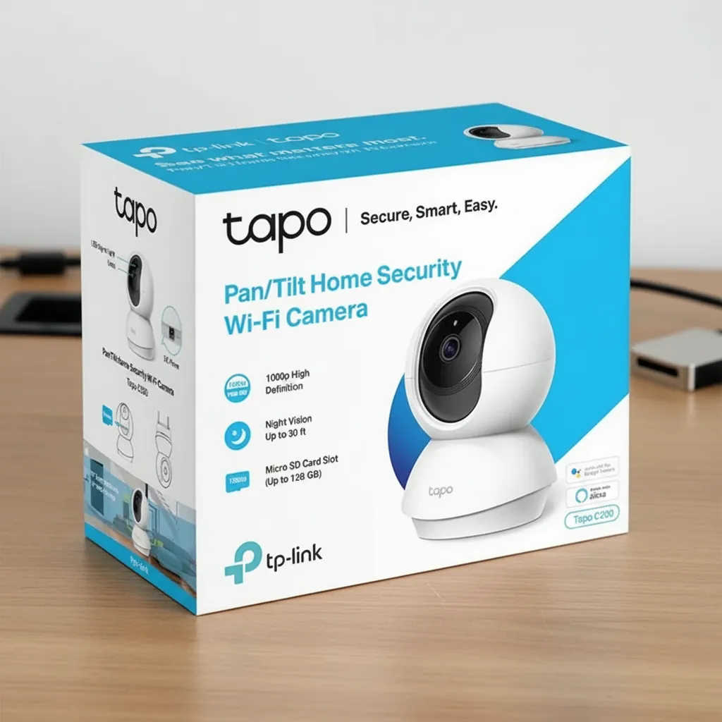 Custom Retail Carton for Security Cameras 1