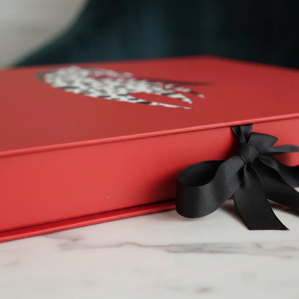 Die-Cut Ribbon Tie Box for Apparel 2