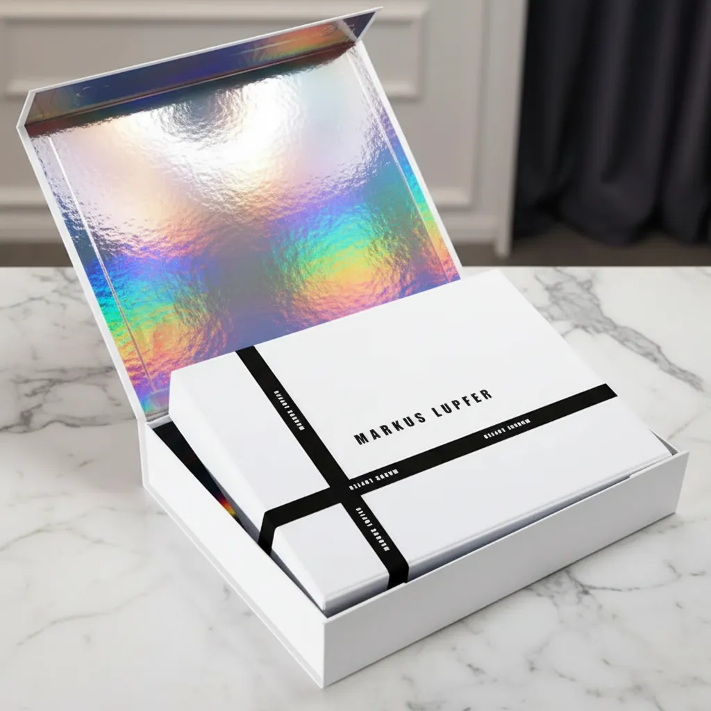 Holographic Magnetic Rigid Box for Fashion 1
