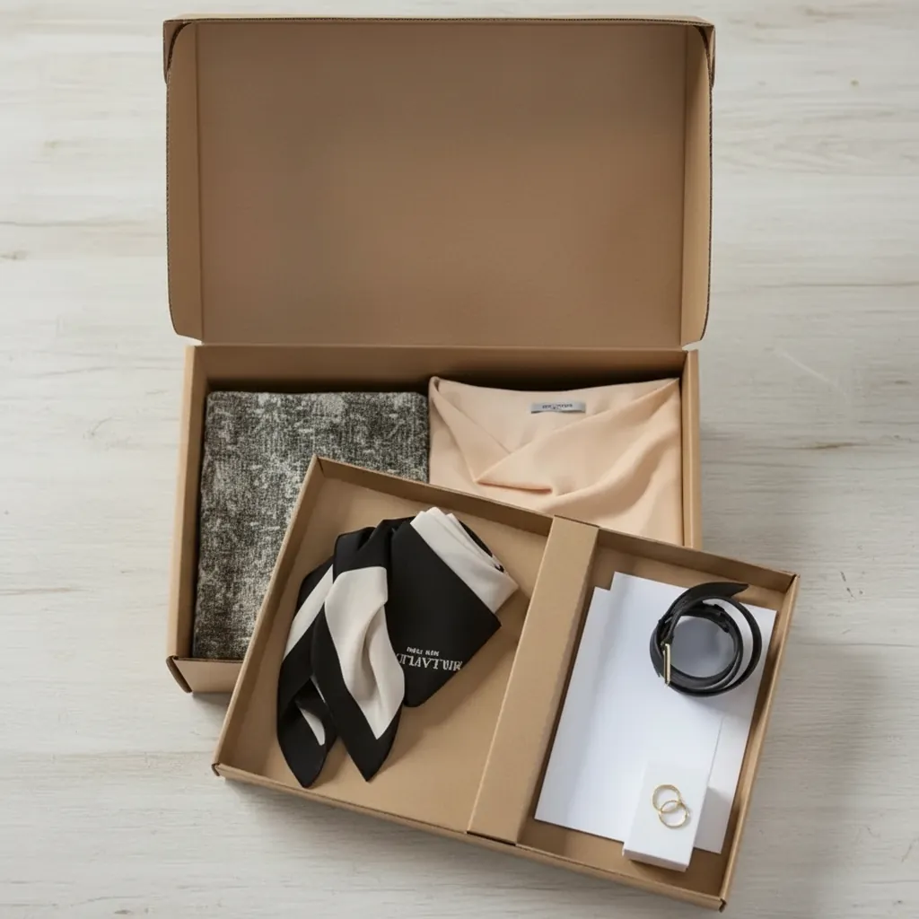 Kraft Corrugated Mailer Box for Apparel 1