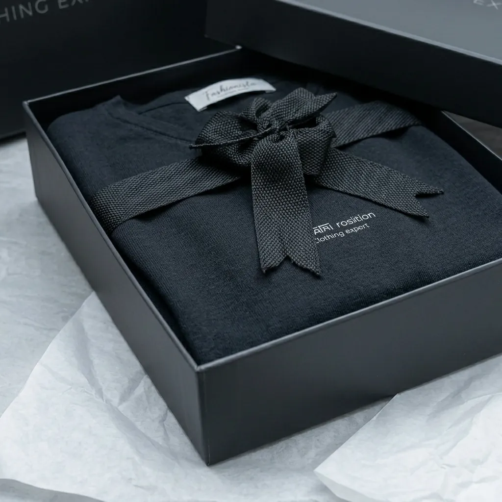 Two-Piece Rigid Box for Boutique Apparel 2
