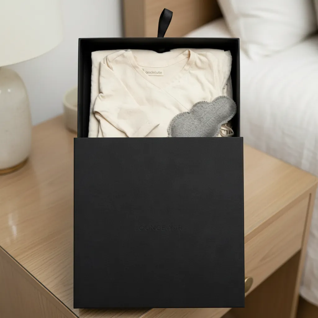 Textured Drawer Rigid Box for Loungewear 1