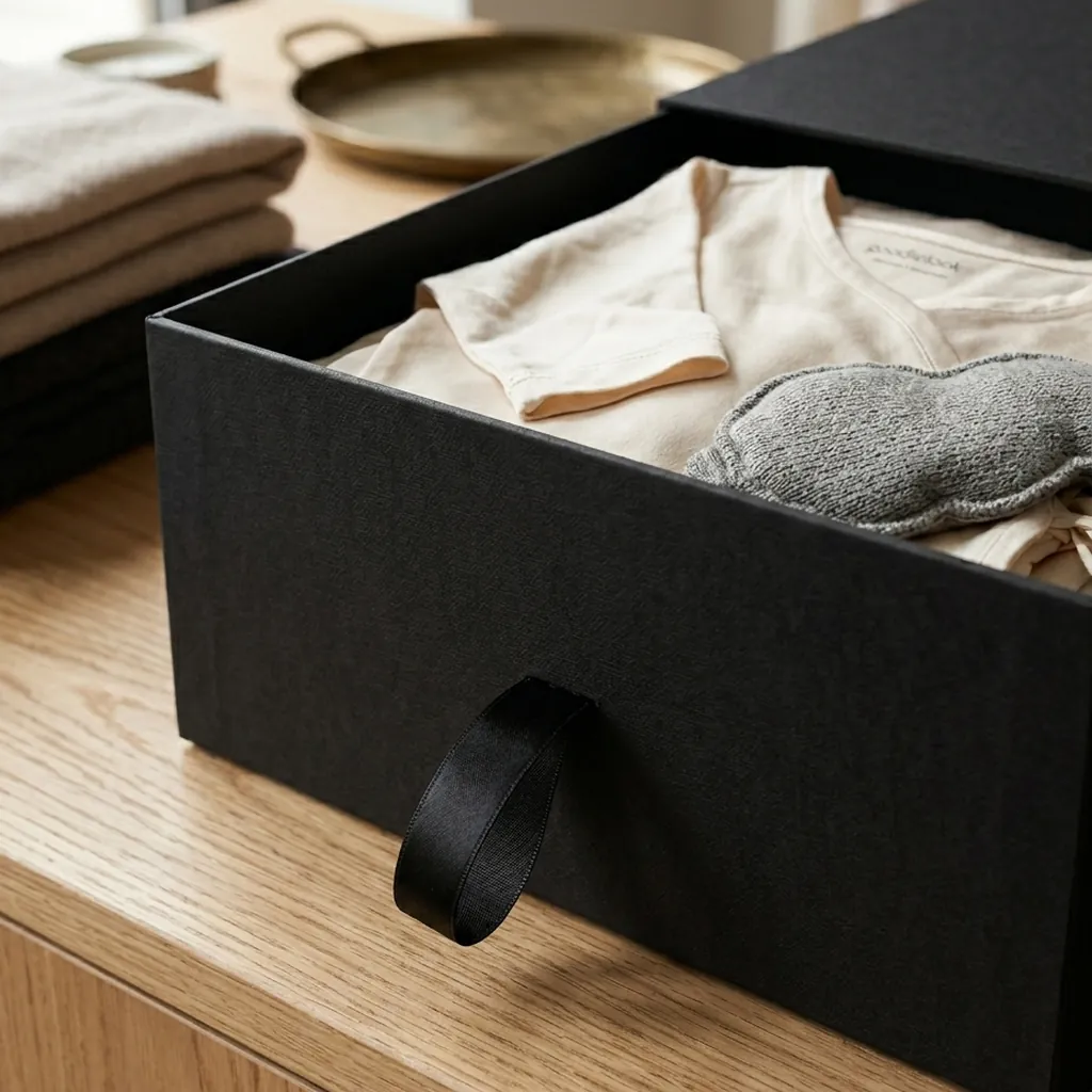 Textured Drawer Rigid Box for Loungewear 2