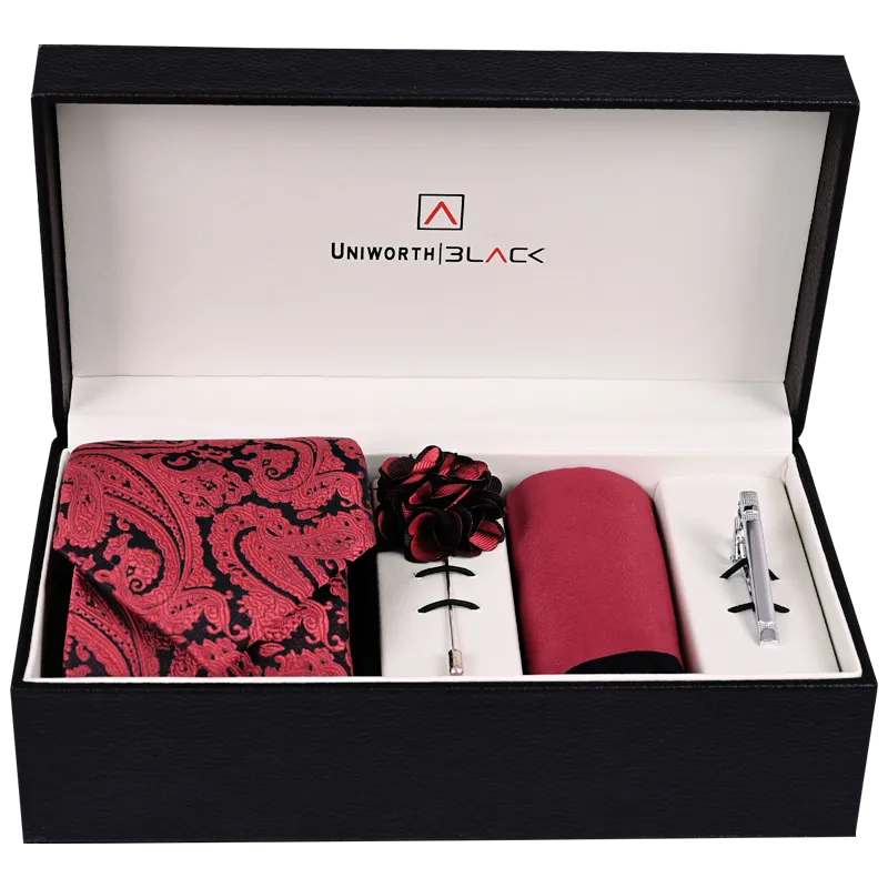 Partitioned Rigid Box for Menswear Accessories