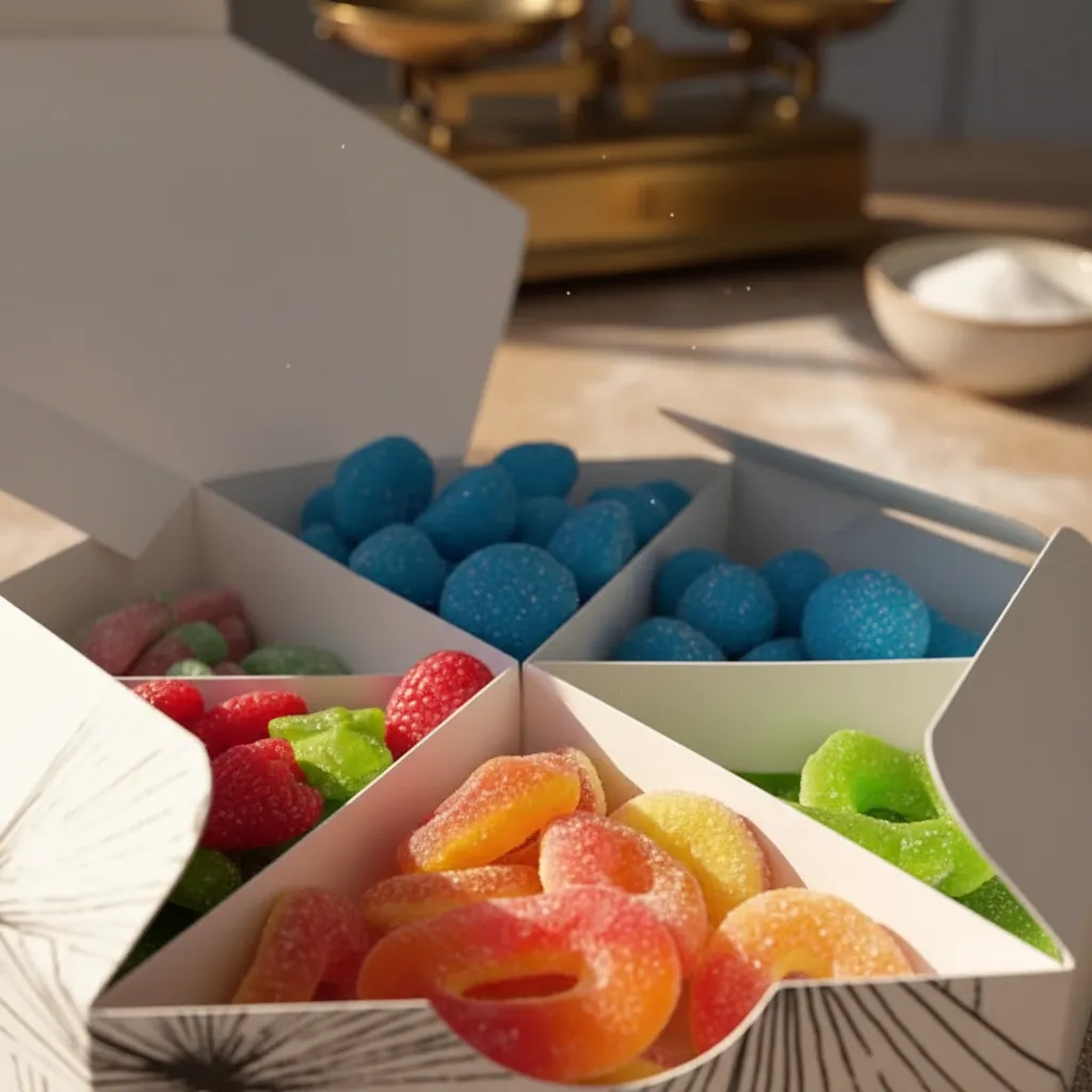 Custom Hexagonal Candy Box with Dividers 2