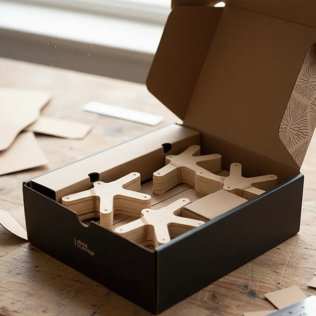 Custom Kraft Corrugated Mailer with Inserts 2