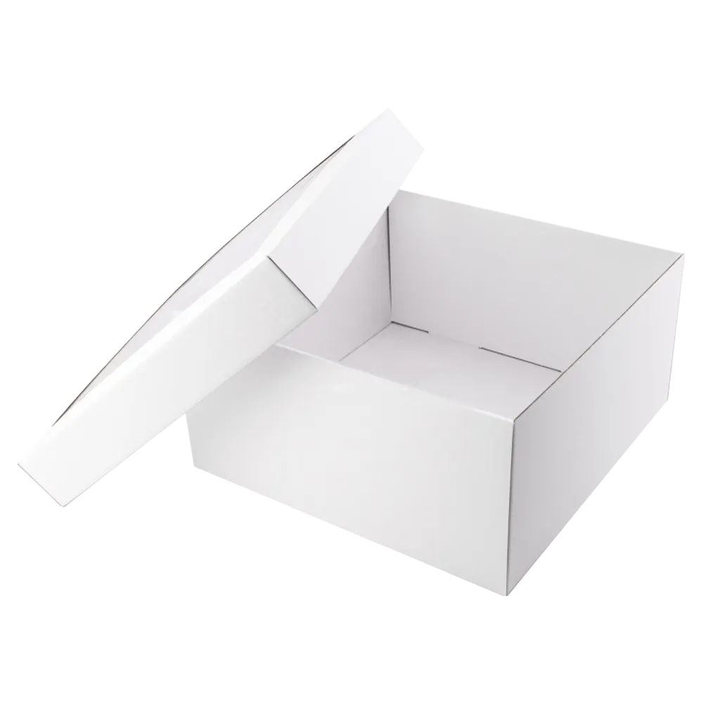 Blank White Base and Lid Box