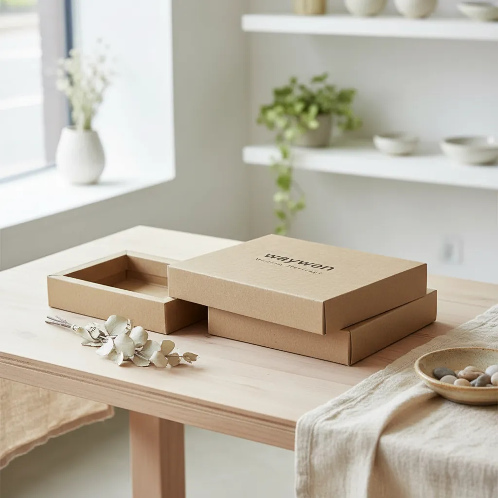 Natural Kraft Two-Piece Base and Lid Box 3