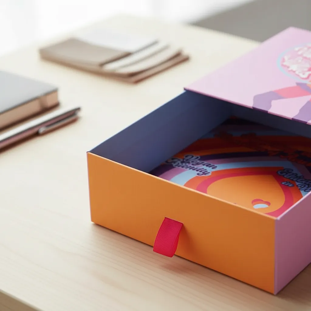 Custom Apparel Pull Ribbon Drawer Box 2