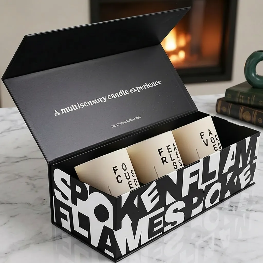 Spoken Flames Multi-Sensory Magnetic Candle Box