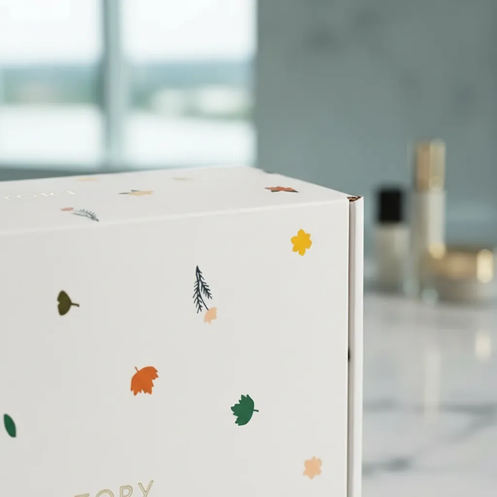 Custom Floral Printed Corrugated Beauty Mailer Box 2