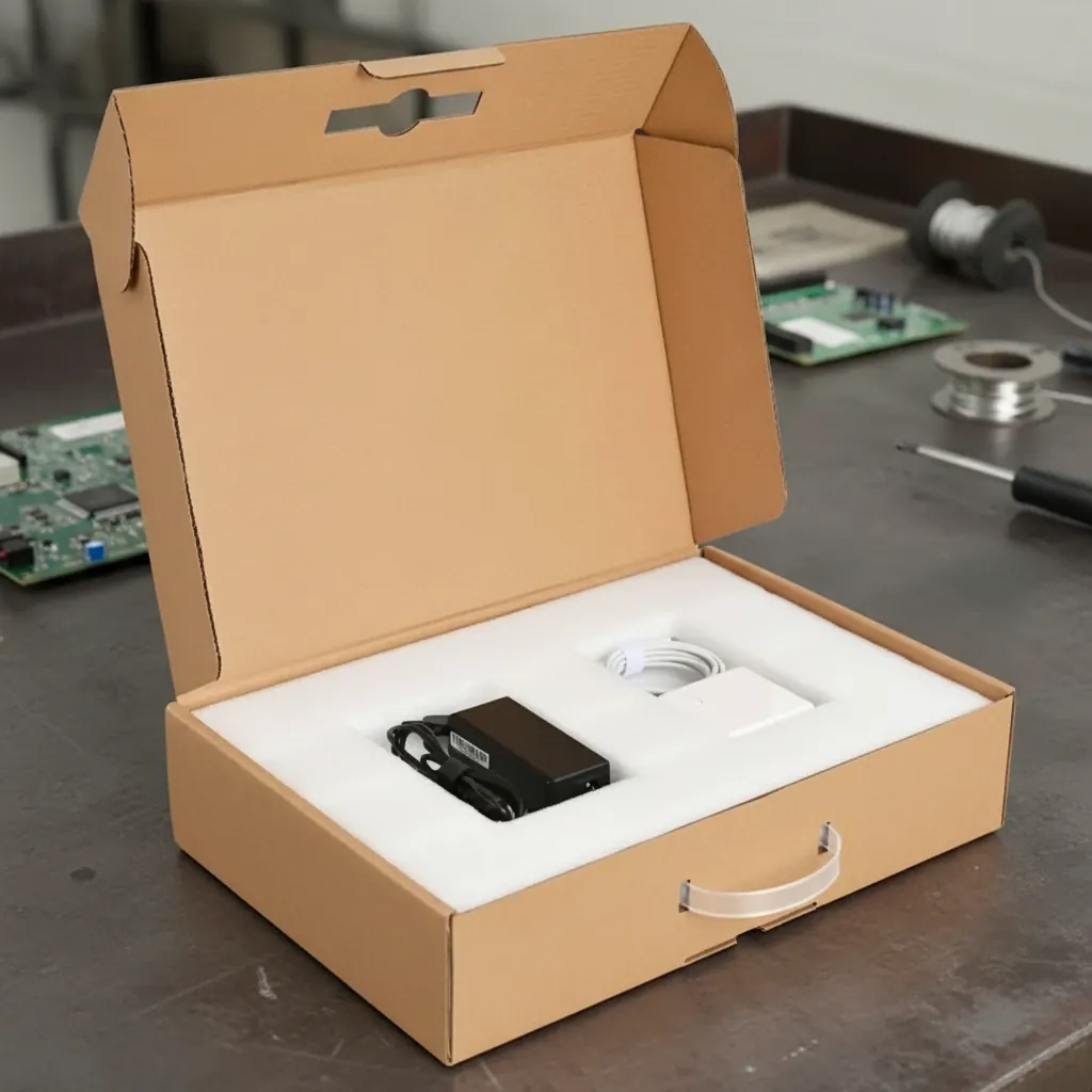 Custom Foam Insert Corrugated Electronics Mailer Box 1