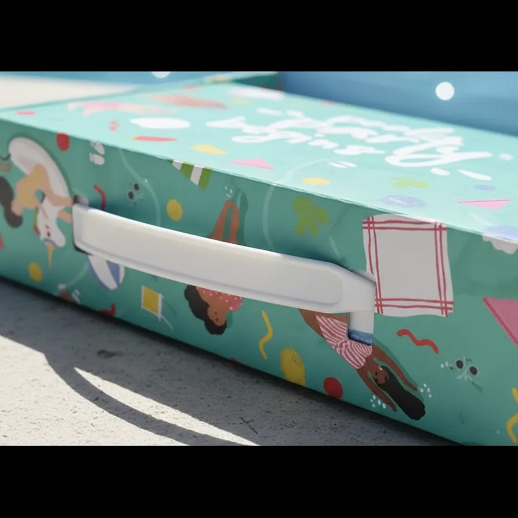 From Shipping Container to Portable Gift Bag