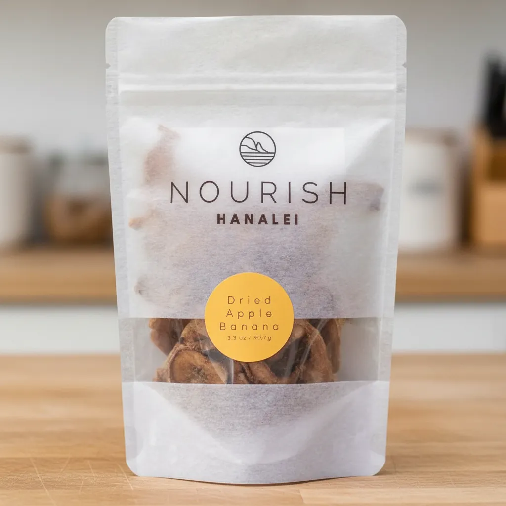 Custom Frosted Stand-Up Pouch for Snacks