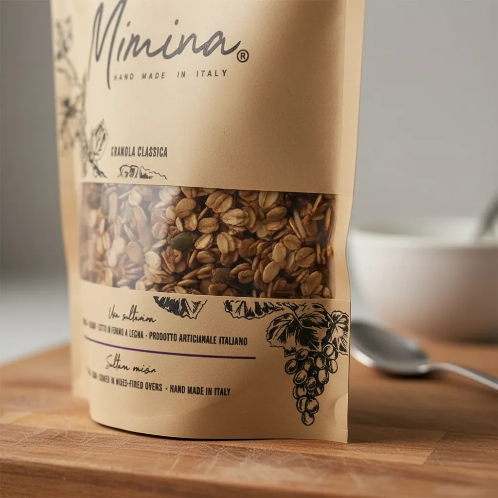 Custom Matte Printed Pouch for Cereal 2