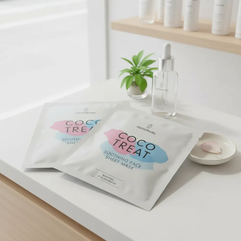 Matte Finish Flat Pouch for Sheet Masks 3