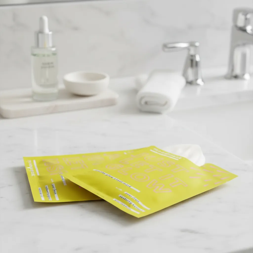 Tear-Notch Flat Mylar Pouch for Sheet Masks 3