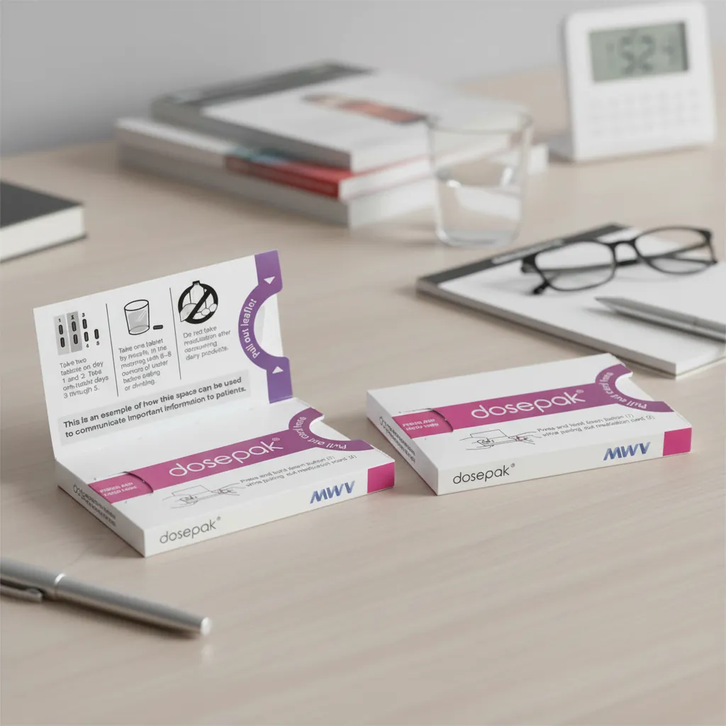 Patient Compliance Blister Pack Wallet Carton 3