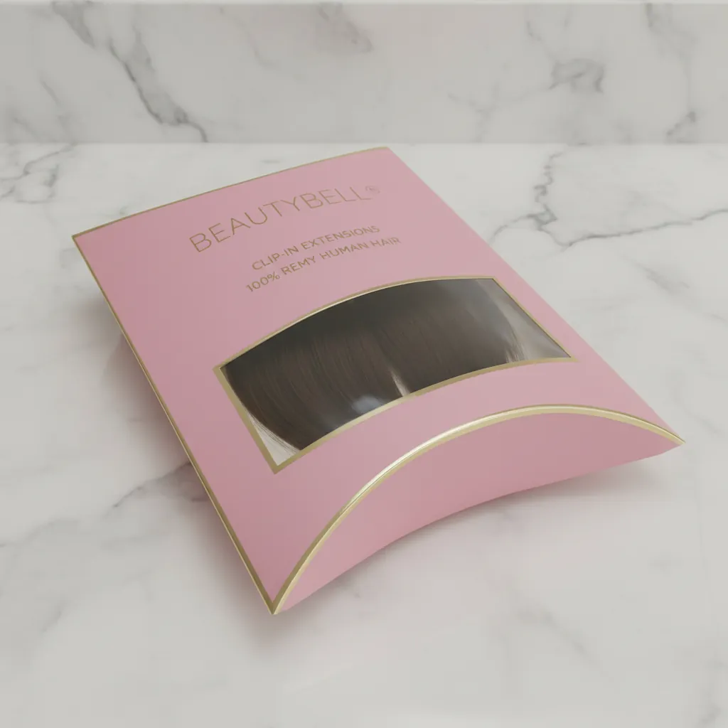 Pink Pillow Box with Clear Window 1