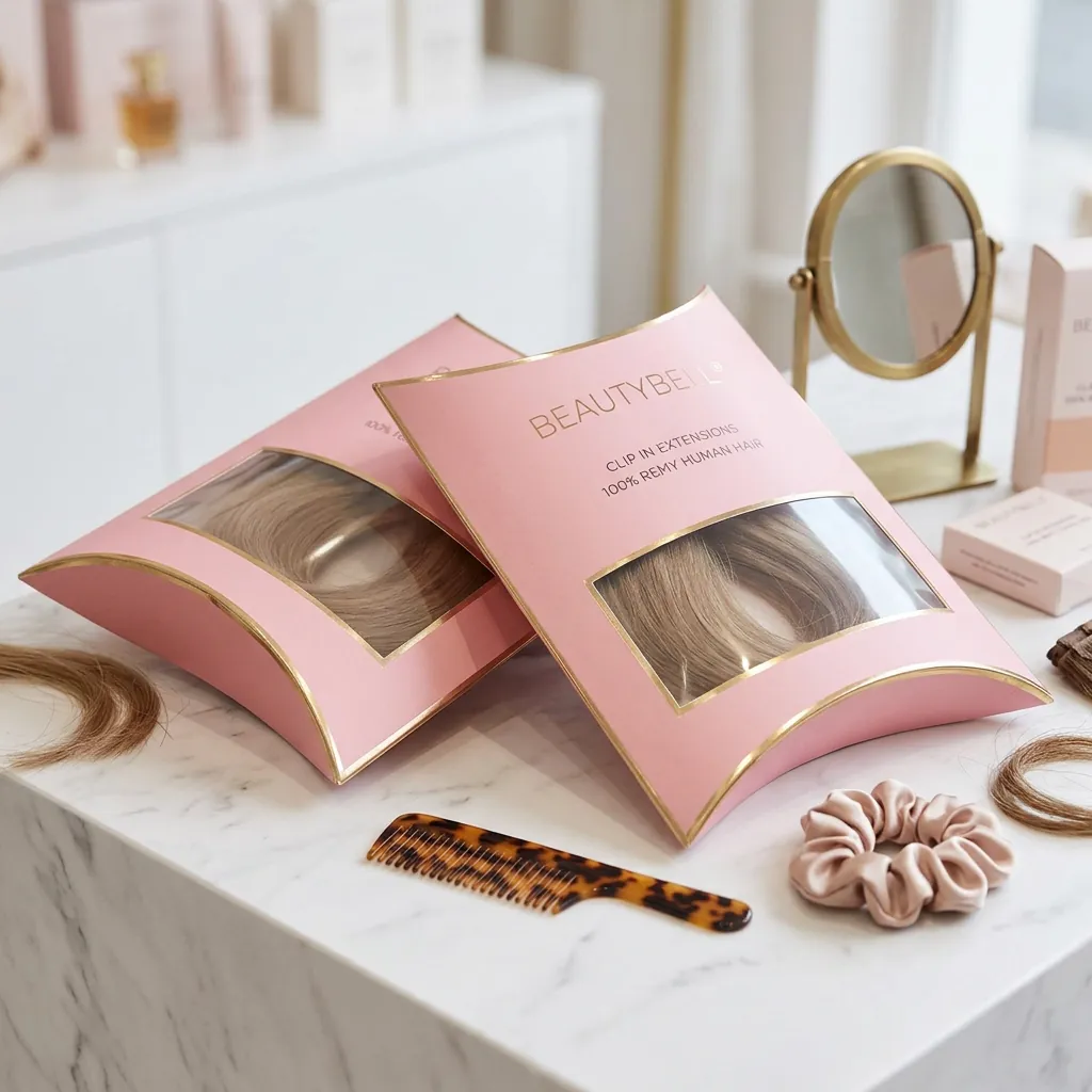 Pink Pillow Box with Clear Window 3