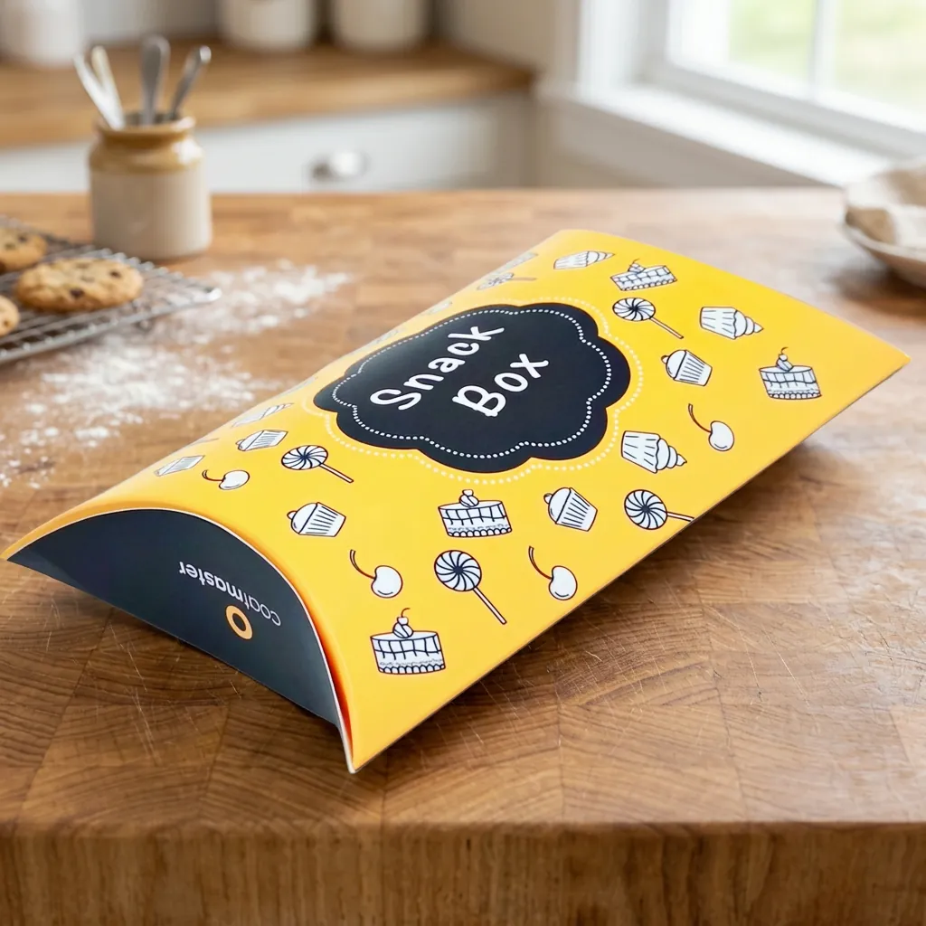 Custom Printed Snack Pillow Gift Box