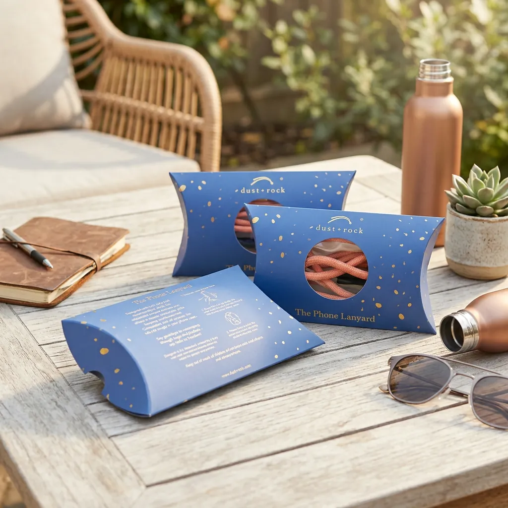 Blue Pillow Box with Circular Window 3