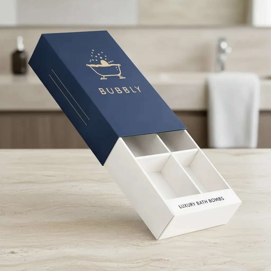 Custom Bath Organizer Sleeve Tray Box 1