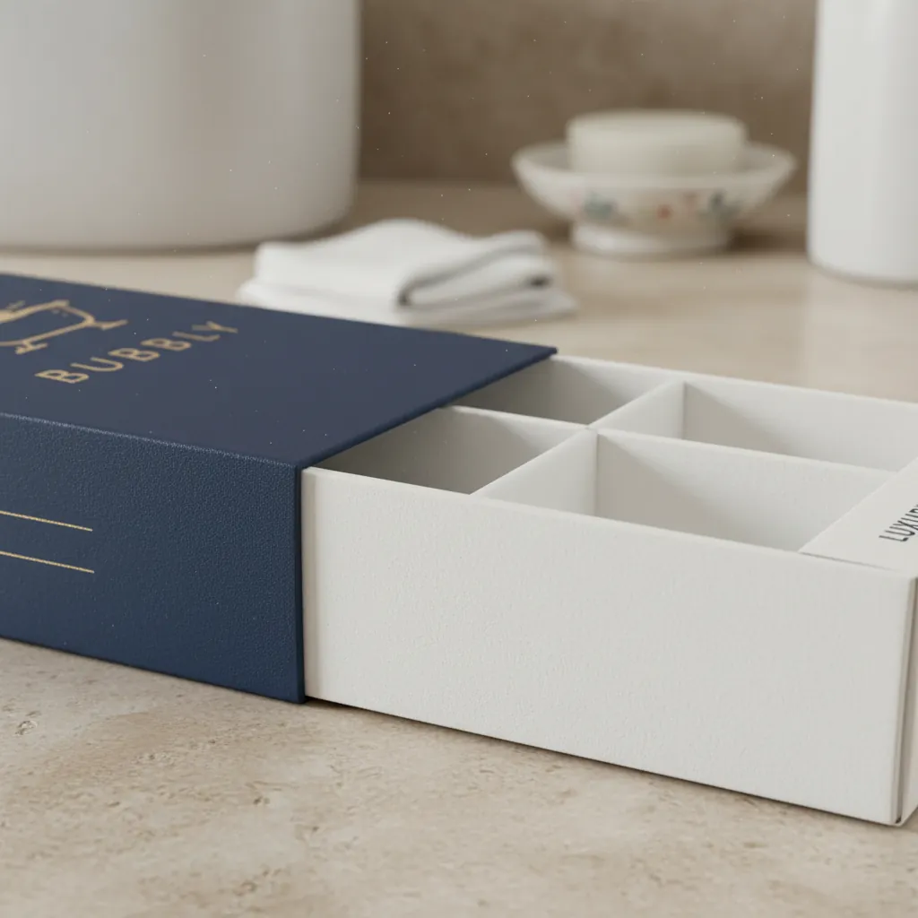 Custom Bath Organizer Sleeve Tray Box 2